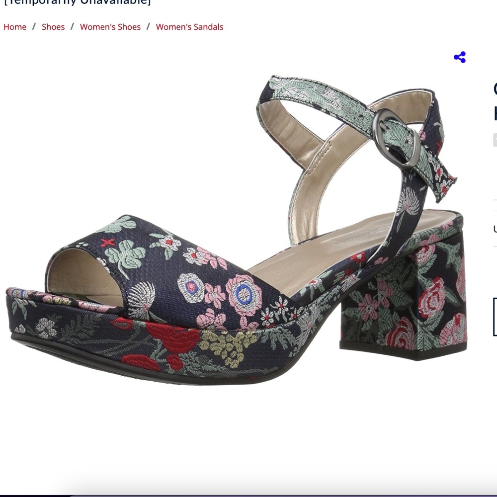 Kensie Luxe Silk Chinese Laundry Heel, Never Worn